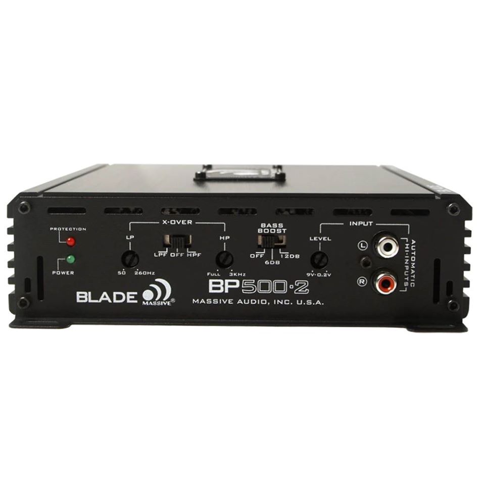 BP500.2 V2 - 80 Watts RMS x 2 @ 4 Ohm 2 Channel Amplifier