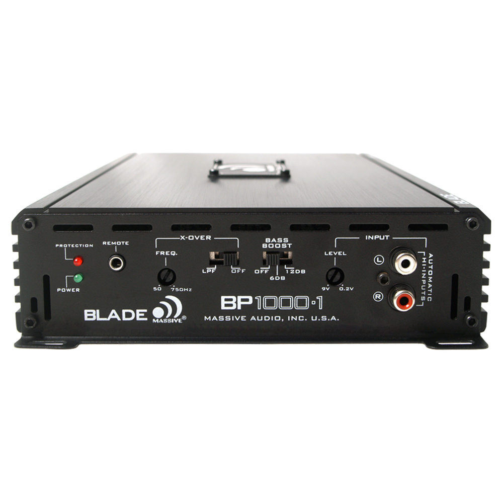 BP1000.1 V2 - 455 Watts RMS @ 2 Ohm Full Range Mono Amplifier