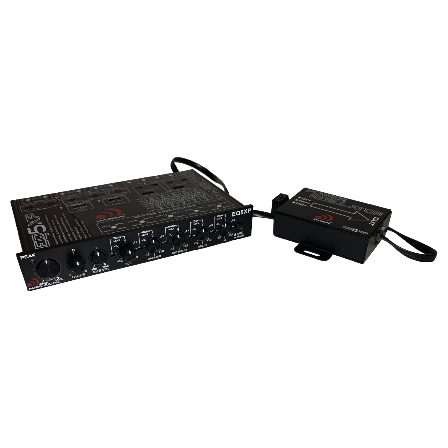 EQ5XP - 5 Band Car Audio Parametric Equalizer / Crossover Signal Processor