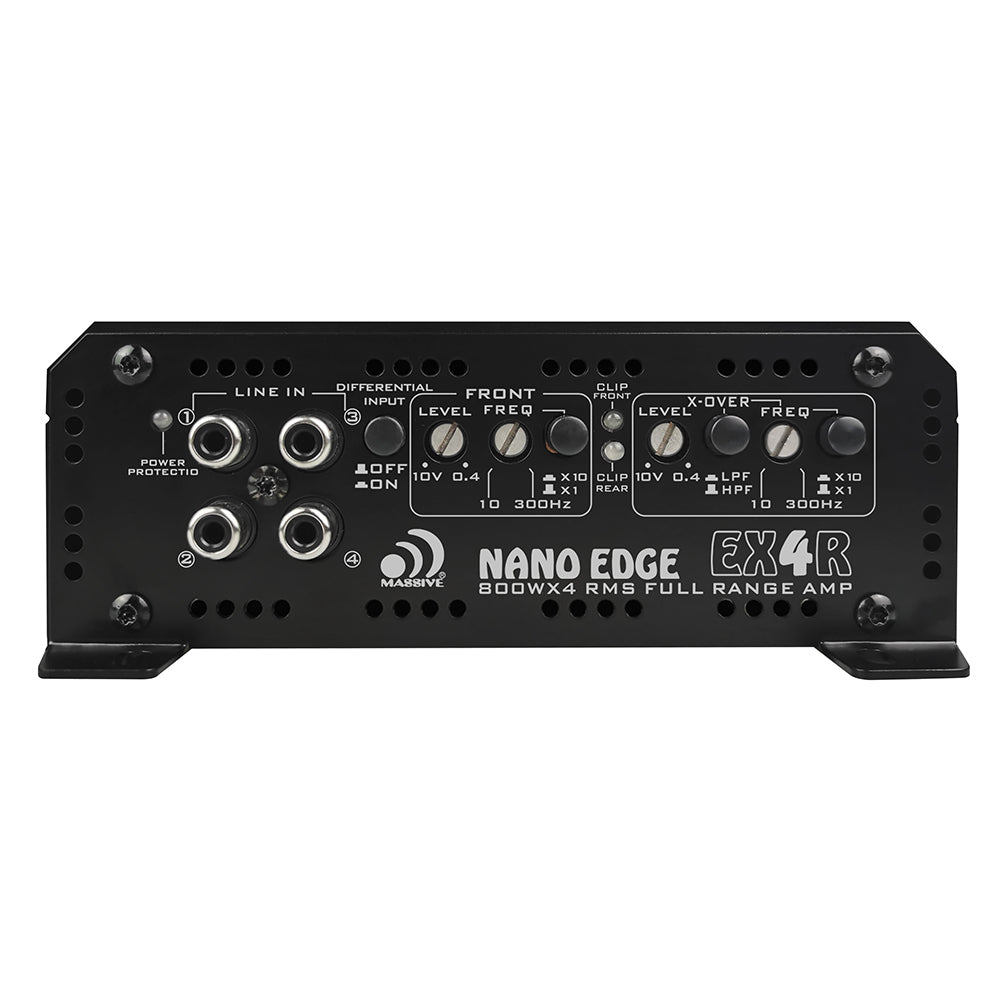 EX4R - 800 Watts RMS x 4 @ 4 Ohm 4 Channel Mega Amplifier