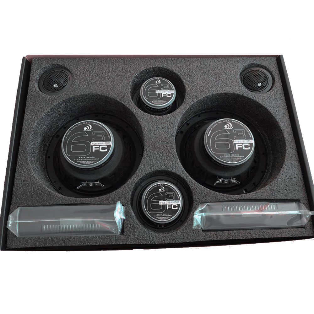 FC6.3 - 6.5" High Quality 3-Way 150 Watts RMS Component Speaker Kit