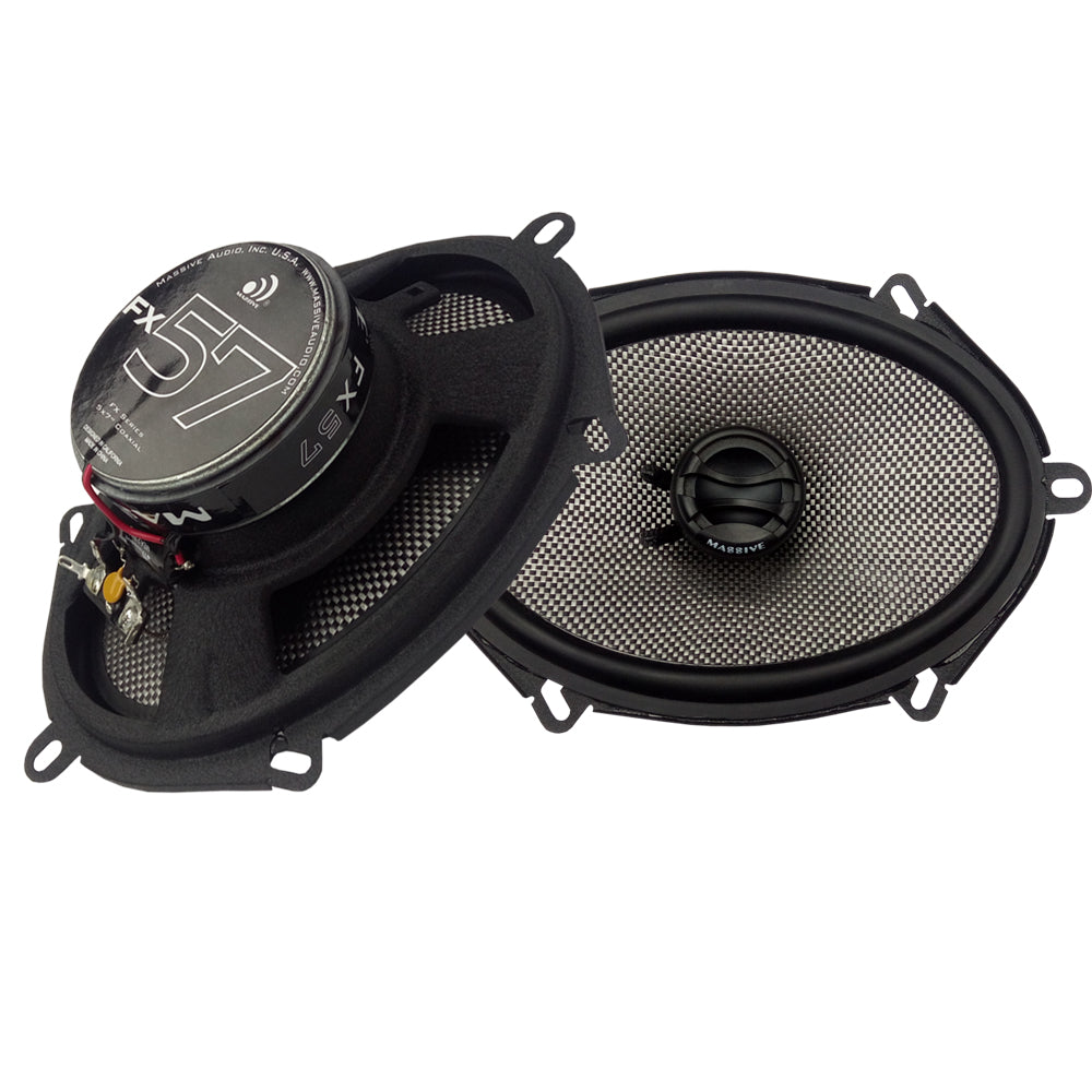 FX57 - 5"x7" 2-Way 70 Watts RMS Coaxial Speakers