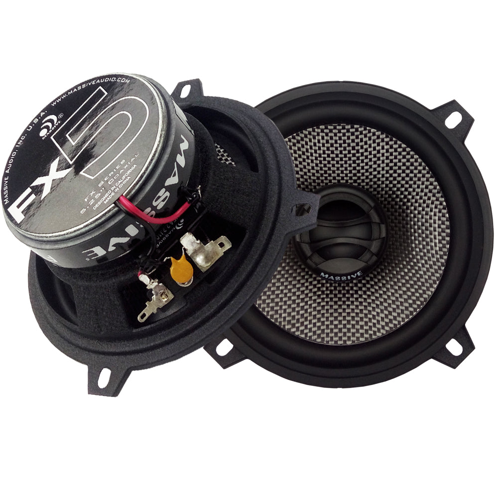 FX5 - 5.25" 2-Way 60 Watts RMS Coaxial Speakers