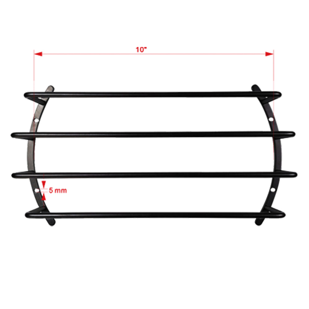 GRILL10 - 10" Deep Anodized Steel Protective Subwoofer Grill