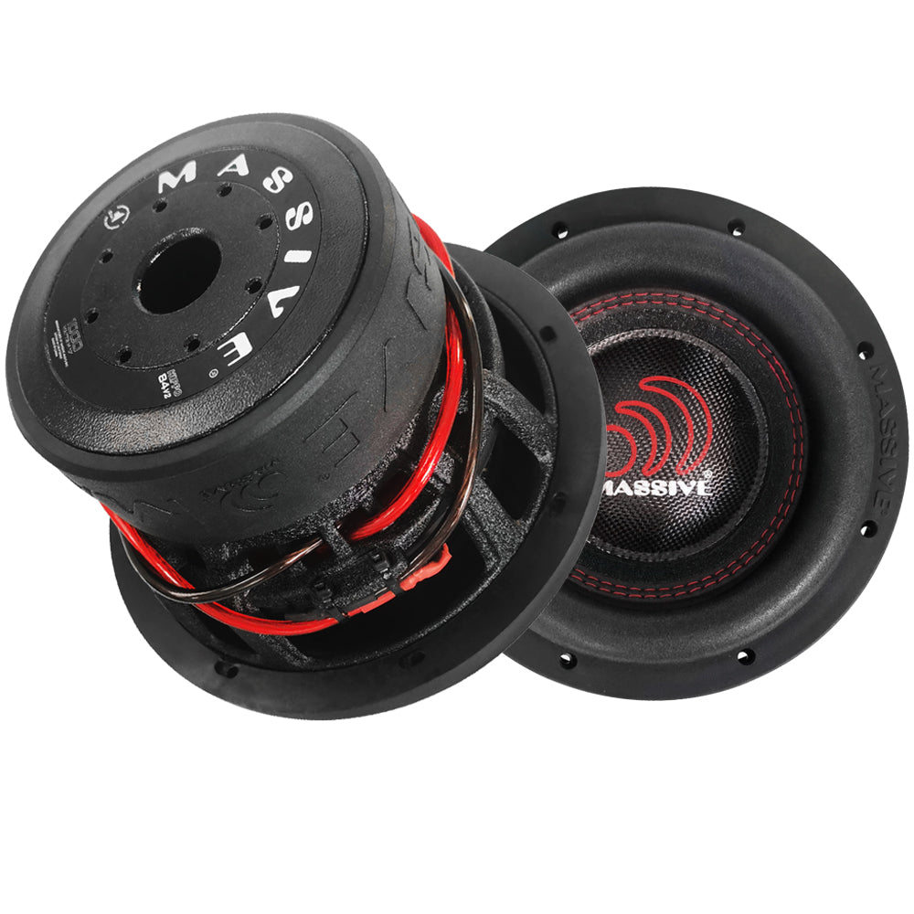 HIPPO84V2 - 8" 500 Watts RMS Dual 4 Ohm Subwoofer