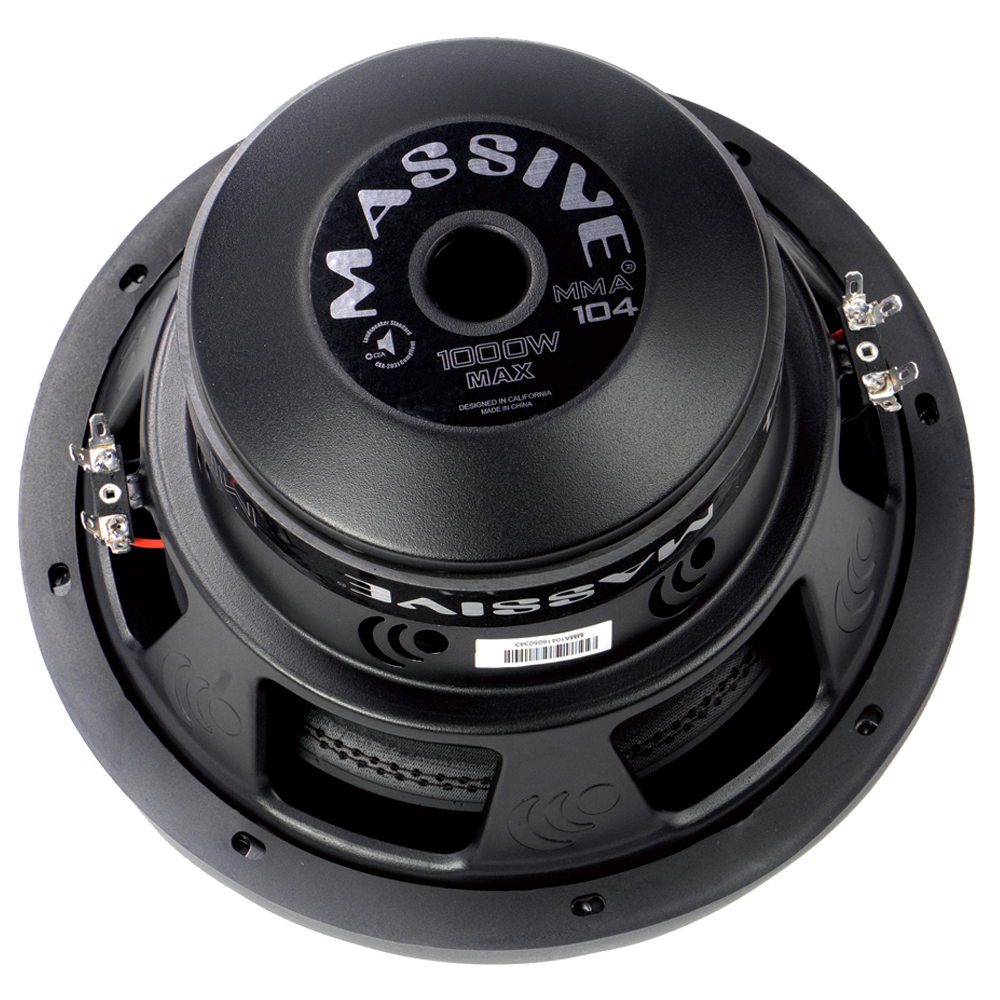 MMA104- 10" 500 RMS 4 Subwoofer