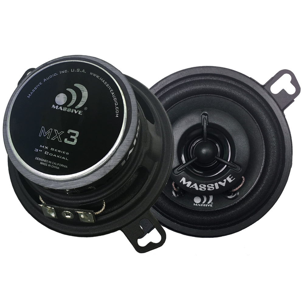 MX3 - 3.5" 2-Way 30 Watts RMS Coaxial Speakers