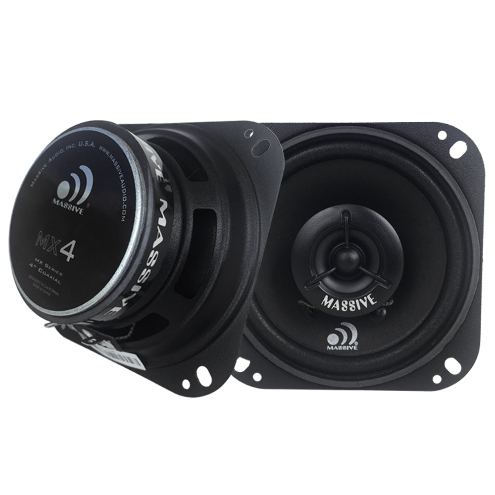MX4 - 4" 2-Way 40 Watts RMS Coaxial Speakers