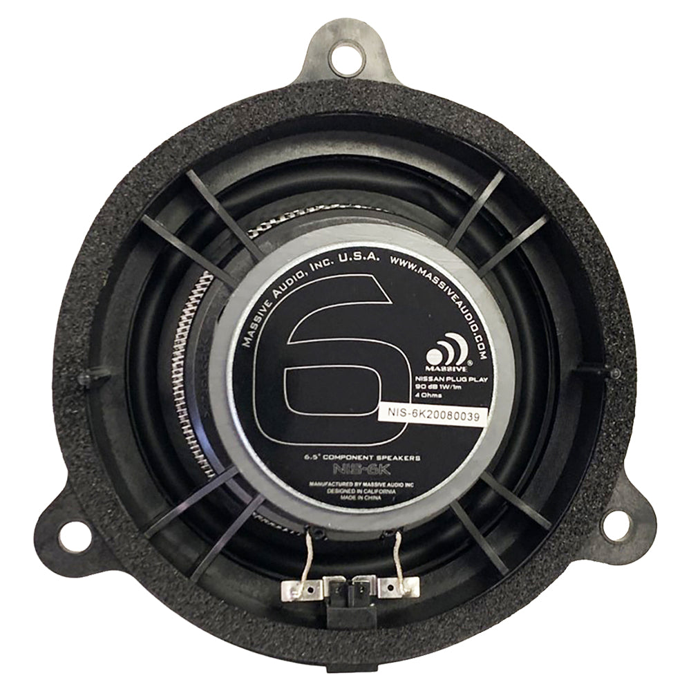 NIS6K - 6.5" Nissan OEM Drop-In, 80 Watts RMS Component Kit Speakers