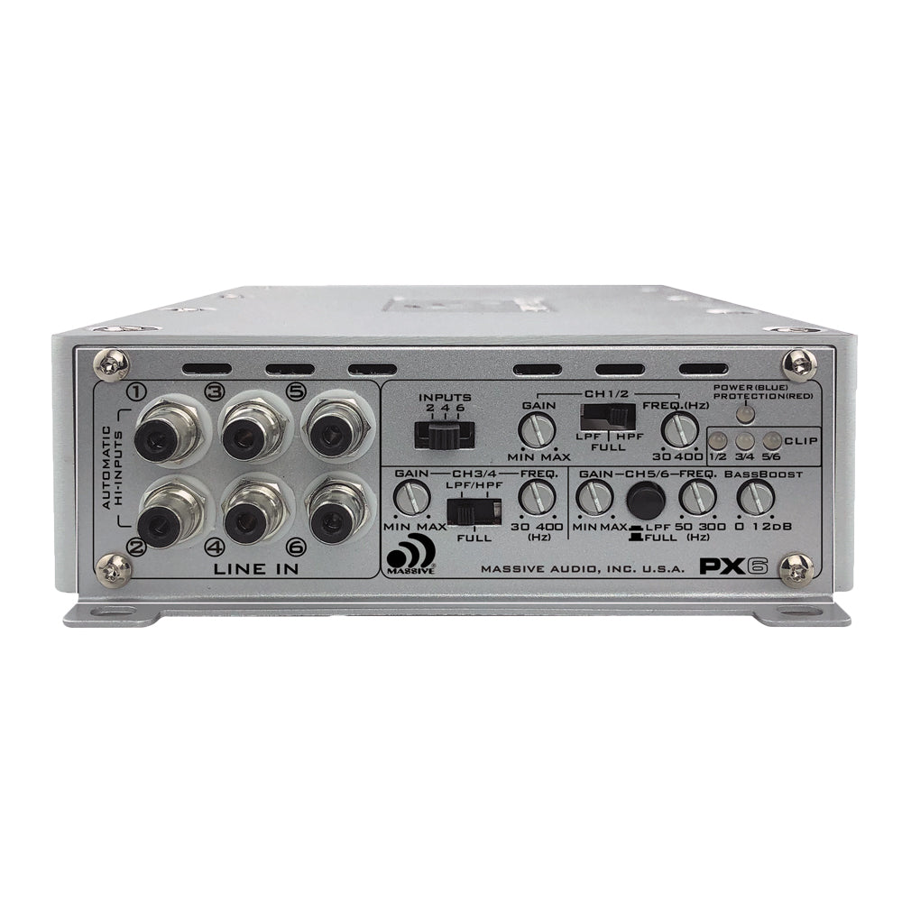 PX6 - 130 Watts RMS x 6 @ 4 Ohm 6 Channel Amplifier