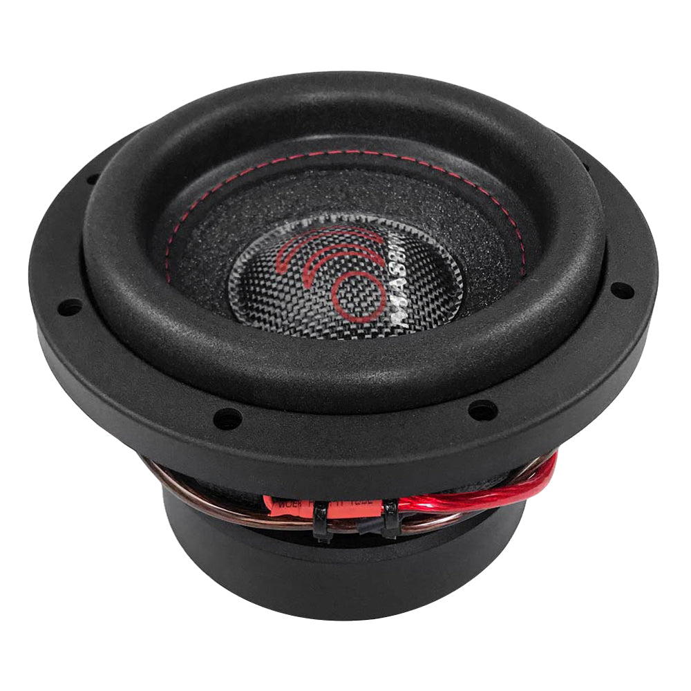 SUMMO64S - 6" 200 Watts RMS Dual 4 Ohm, 1.5" V.C. Shallow Mount Subwoofer