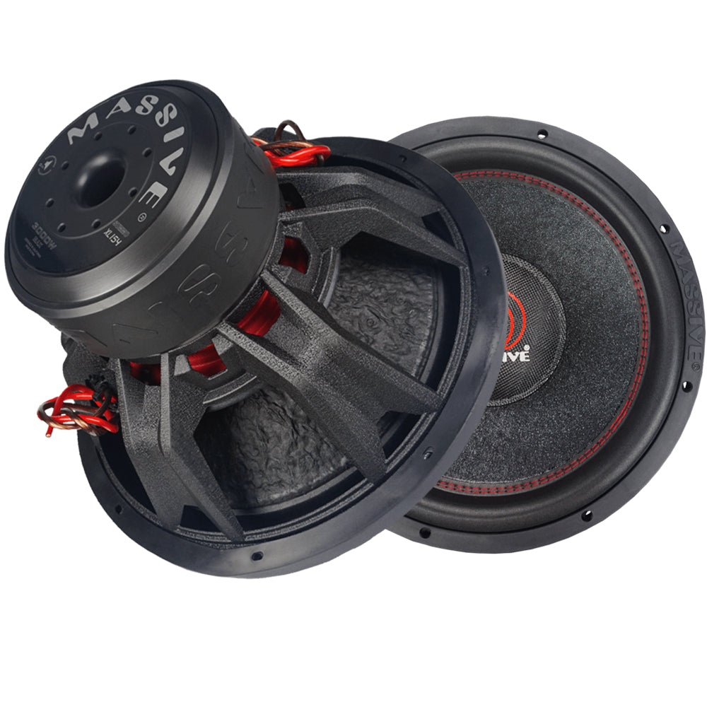 SUMMOXL154 - 15" 1500 Watts RMS Dual 4 Ohm Subwoofer
