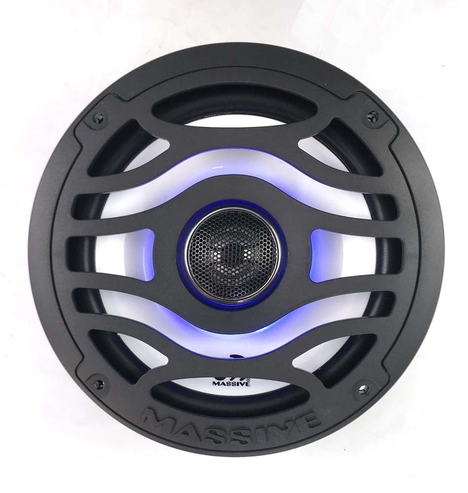 T65XE - 6.5" 80 Watts Marine Coaxial LED Speakers (PAIR)