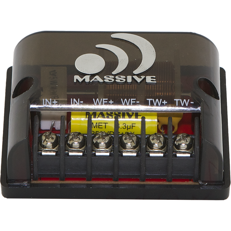 Massive Audio MX65S Extra Plat (Paire de 16.5 cm, 50 WRMS, 3 Voies, 93 db)