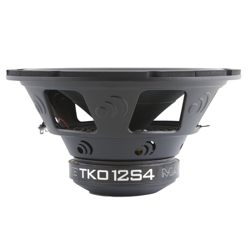 TKO12S4 - 12" 300 Watts RMS Single 4 Ohm Subwoofer